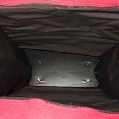 stp-1710　美品　ショッピングカート　折りたたみ　レッド　ショッピングキャリー　キャリーカート　買い物カート　ハンドキャリー　ショッピングバッグ　エコバッグ　ホームキャリー　折り畳み　2輪　キャリー　カート　レジャー　運動会　買い物　キャンプ用品　コンパクトの画像