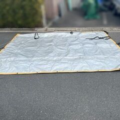トラック用シート 荷台シート 寸法約2840mm×3720mm USED品現状にて 引取のみ！の画像