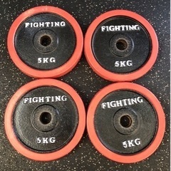 ファイティングロード 5kgプレート4枚