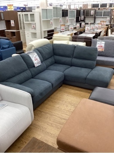 KA-96【新入荷　リサイクル品】ニトリ　2022年購入品　ウォール3 ハイバック　カウチソファ2点セット　グレー