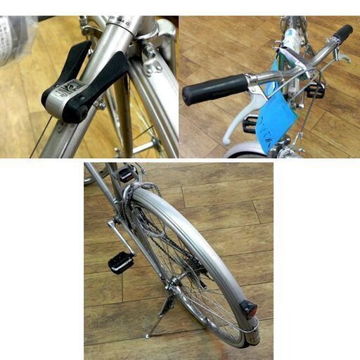 National 26型 自転車 ナショナル スポーツセンサー 18段変速 シティサイクル型 シルバー 26インチ 札幌市 厚別区