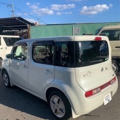 リース車両！キューブ　HDDナビ　フルセグ　バックカメラ　車内キレイ！の画像
