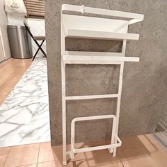 tower 山崎実業 洗濯機横マグネットラック