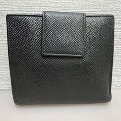 ブルガリ　BVLGARI　ロゴ　レザー　折り財布　コンパクトの画像