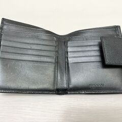 ブルガリ　BVLGARI　ロゴ　レザー　折り財布　コンパクトの画像