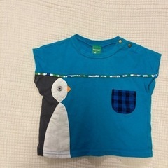 RAG MART綿100%半袖Tシャツ70cmペンギン春夏におすすめ