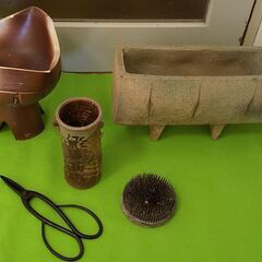 花器や陶器の5点セット♪フラワーアレンジメント♪活花♪生花♪②