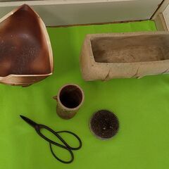 花器や陶器の5点セット♪フラワーアレンジメント♪活花♪生花♪②の画像