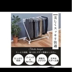 スラックスハンガーの画像