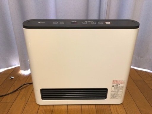 値下げ　LPガスファンヒーター　ケーブル付き