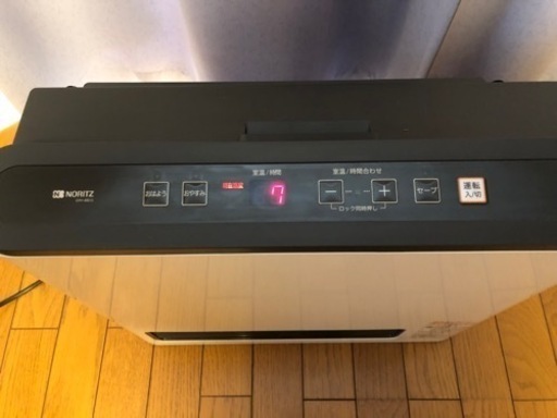 値下げ　LPガスファンヒーター　ケーブル付き