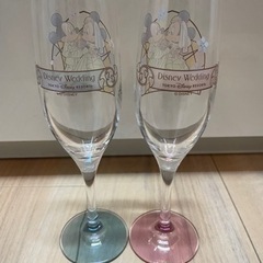 中古【Disney】ミッキーミニーシャンパングラスの画像