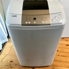 【決まりました】ハイアール Haier 洗濯機 7Kg 風乾燥機能❗️ お急ぎコース搭載❗️2017年製