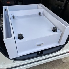 電動ネイルチェア用ステージ（ホワイト）H30cmタイプ