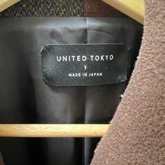 【極美品】UNITED TOKYO パッチワークウールコート size1の画像