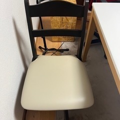 360度回転ダイニングチェア２脚セット
