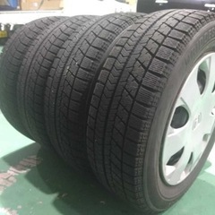 ブリヂストンブリザック VRX 185/65R15  4本セット　フリード　スパイク　2018年製の画像