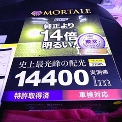ヴェレーノモルターレ 14400lm H8 H11 H16 イエロー