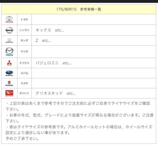 ブリザック　スタッドレスタイヤ　175/80/r15