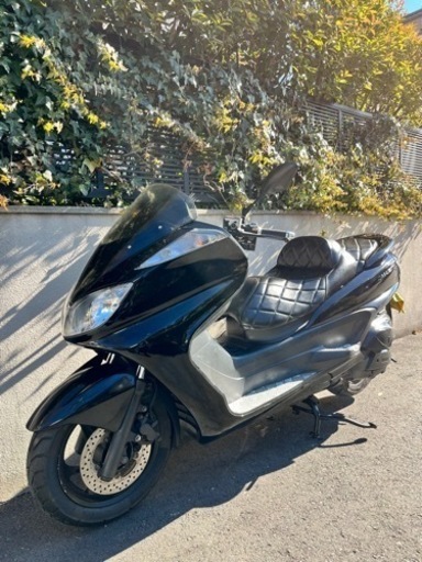 ヤマハ グランド マジェスティ 250 前後タイヤほぼ新品 オイルプラグ新品 BEAMS二本出しマフラー ( マクザム フォルツァ スカイウェイブ )