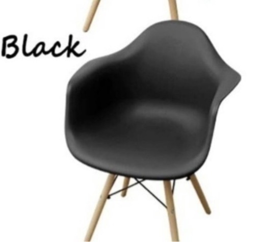 【美品】イームズ　ブラックチェア　リプロダクト品