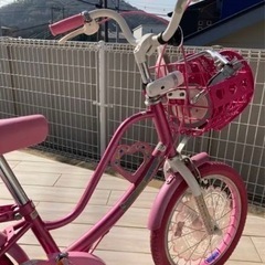 ドキドキプリキュア　子供自転車　女の子　16インチの画像
