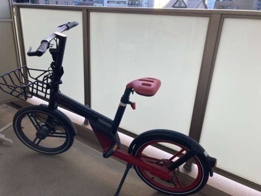 ジャンク品  Honbikeチェーンレスアシスト自転車 & バッテリー