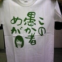 自民党「この愚か者めが」Tシャツの画像