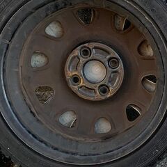 155/55R14スタッドレス･タイヤ４本セット/スズキ･スペーシア等(おまけ付き)の画像