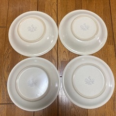 うさぎのプレート4枚セットの画像