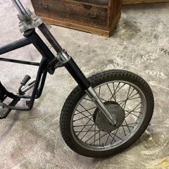 希少車　カワサキ　KC90 リジットフレーム　ハードテール　書類付き　/KH90 SS90 チョッパー　ボバー　フリスコの画像