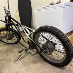 希少車　カワサキ　KC90 リジットフレーム　ハードテール　書類付き　/KH90 SS90 チョッパー　ボバー　フリスコの画像