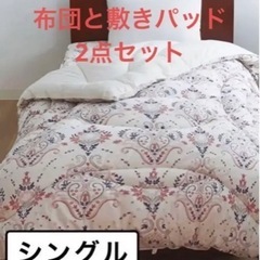 ❤️ 新品❤️〈シングル〉シルキーダウン 掛けふとん と  敷き...