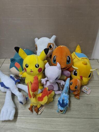 ポケットモンスター ポケモンぬいぐるみ ぬいぐるみ ピカチュウ ヒトカゲ　カビゴン 大量セット 10個