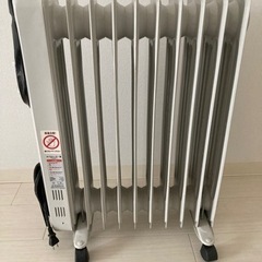 0円　オイルヒーター　無料で差し上げますの画像