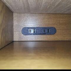 電源付き学習机 大塚家具