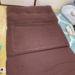 ニトリ　マットレスになるソファ座椅子の画像