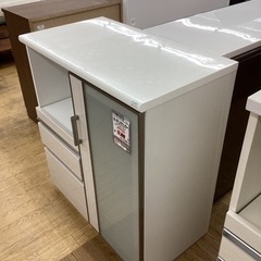 KA-103【新入荷　リサイクル品】ニトリ　ポスティア90 キッチンカウンター　白