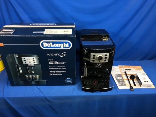 【動作保証あり】Delonghi デロンギ マグニフィカS ECAM22112B 全自動コーヒーメーカー【管理KRK754】