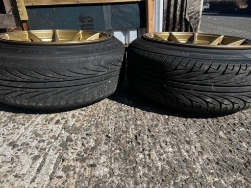 希少、廃盤xxrホイール 16インチ8.25J 4本タイヤ付き