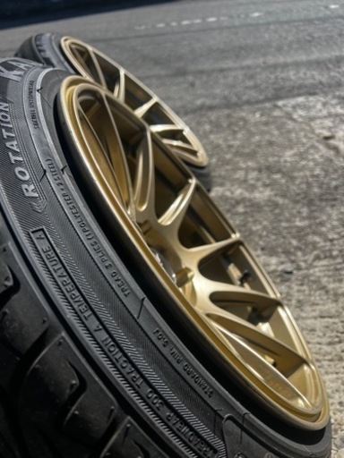 希少、廃盤xxrホイール 16インチ8.25J 4本タイヤ付き