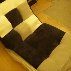 Bリクライニングソファ【ヌイ／パッチワークブラウン色】ソファ 1人掛け リクライングソファ アウトレット品 ※定価14,990 円の画像