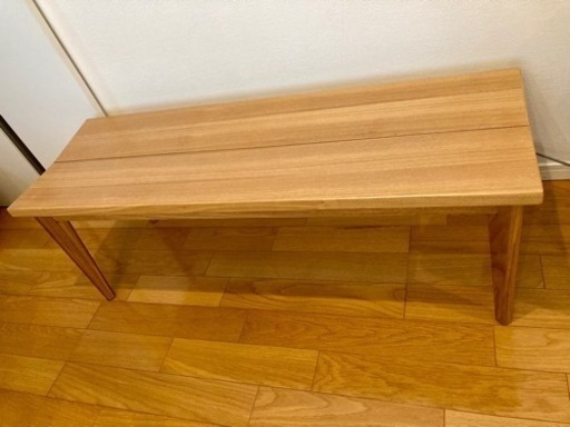 タモ材　ベンチ　118cm
