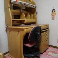 訳あり 学習机 (クロガネ)