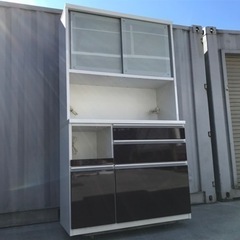 松田家具◇キッチンボード◇食器棚◇ソフトクローズレール◇コリーヌ