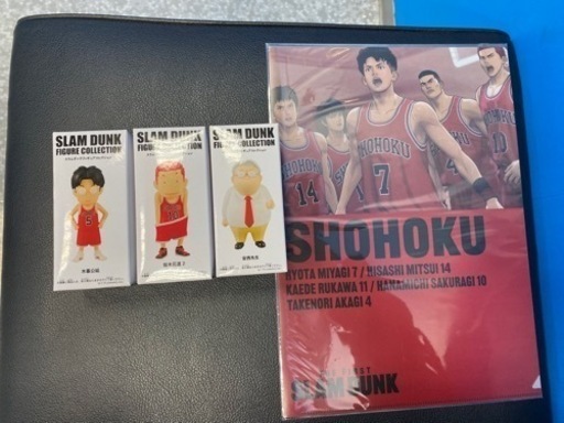 スラムダンク　映画　フィギュアとクリアファイル
