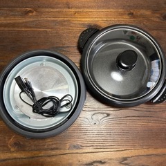 【取引終了】TESCOM グリル鍋　電気鍋　ホットプレートの画像