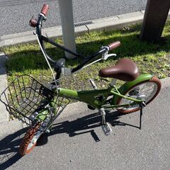 美品!!子供用自転車　No.552　BMXタイプ　16インチ　グ...