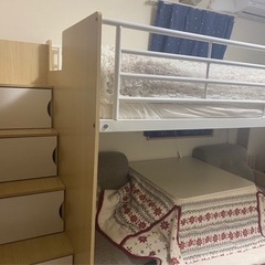 階段&BOX付き2段ベッド ボルトン【代理出品】