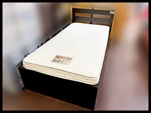 引出し付きシングルベッド マットレス付き 状態良好